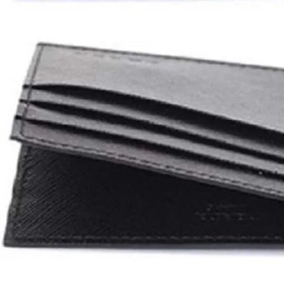 Prada Lux Saffiano Leather Card Holder / Wallet New - Picture 6 of 7